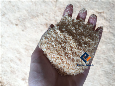 Wood sawdust for block making machine