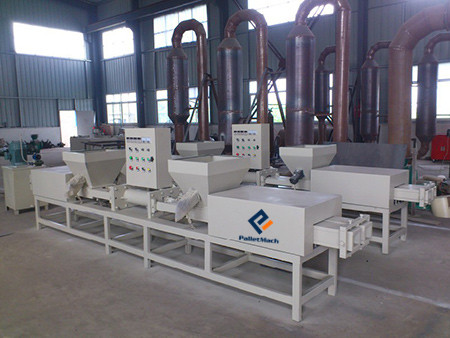 double heads pallet block machine