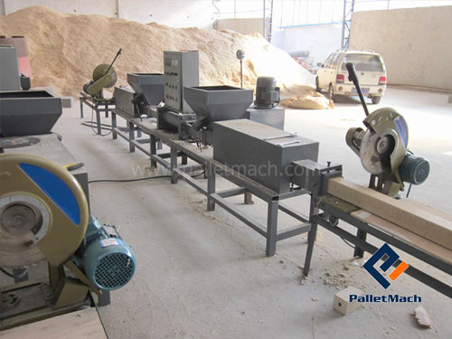 sawdust pallet block moulding machine