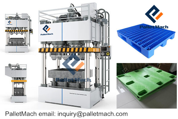 compressed plastic pallets machine