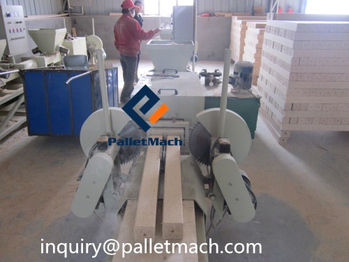 sawdust pallet feet machine